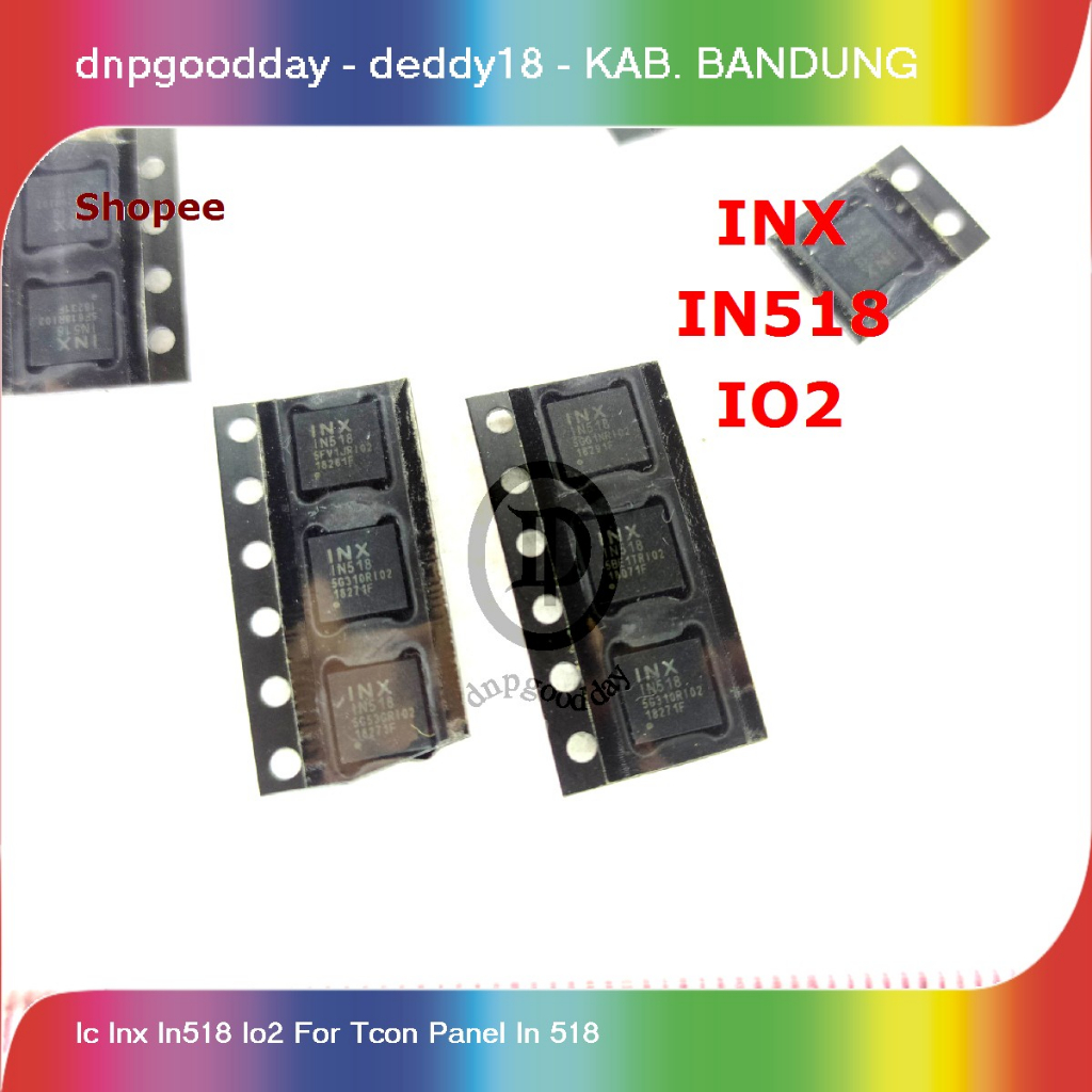Jual ic inx in518 io2 for tcon panel in 518 | Shopee Indonesia