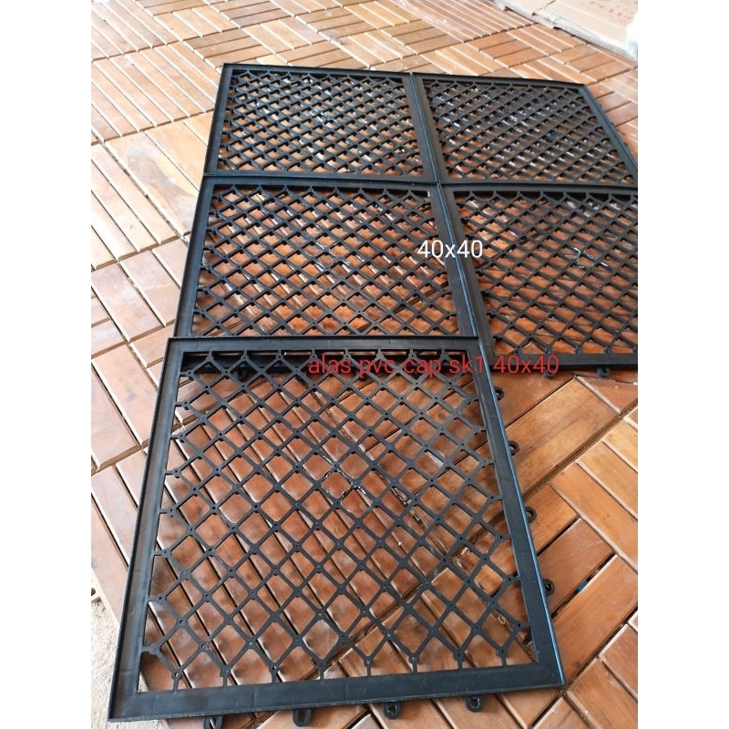 alas lantai40x40/alas keramik/alas lantai kayu/Deckingtile