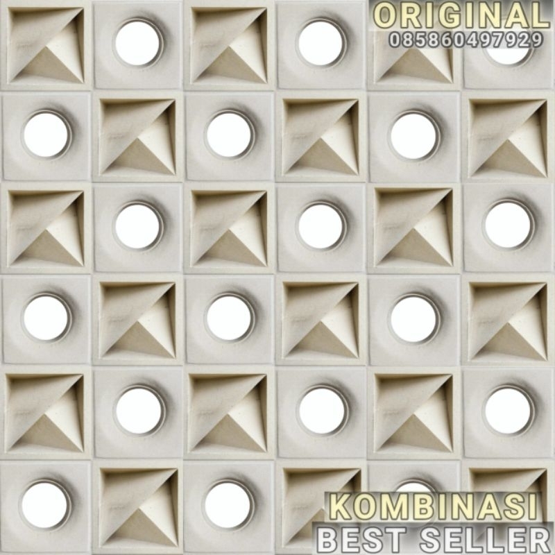 Jual roster beton minimalis, loster beton minimalis, roster 3D 2 sisi ...