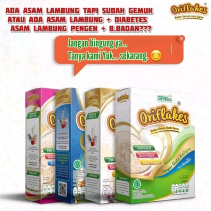 Jual [promo]oriflakes Original Umbi Garut Sereal 900 Gr Palm Sugar