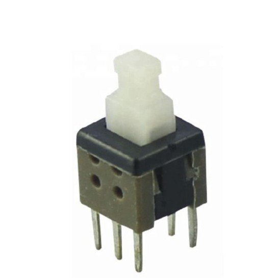 Jual Tactile Push On Off Button Key Switch Abu Tact Self Lock 6 Pins ...