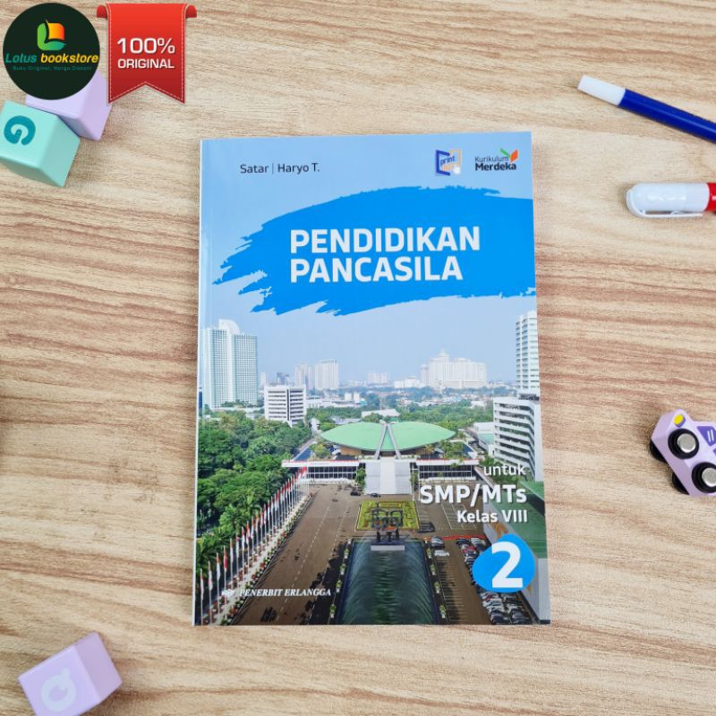 Jual Pancasila SMP Kelas 8 - Kurikulum Merdeka - Buku Erlangga Original ...