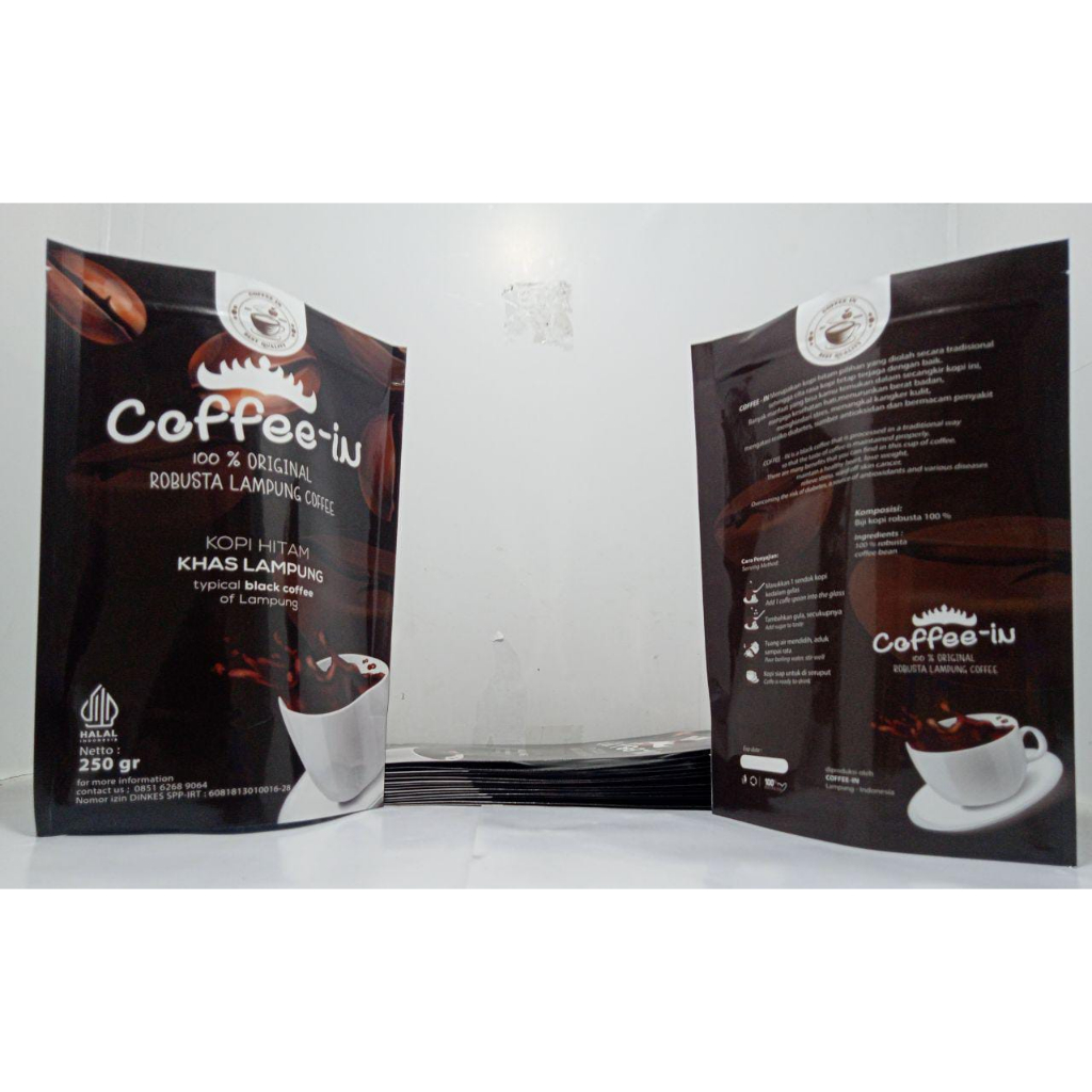 Jual KOPI LAMPUNG ASLI 250 gram ROBUSTA LAMPUNG KOPI BUBUK BY