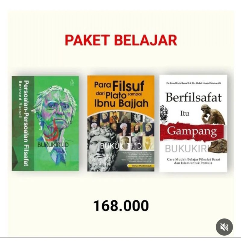 Jual Paket Belajar : Persoalan-Persoalan Filsafat, Para Filsuf Dari ...