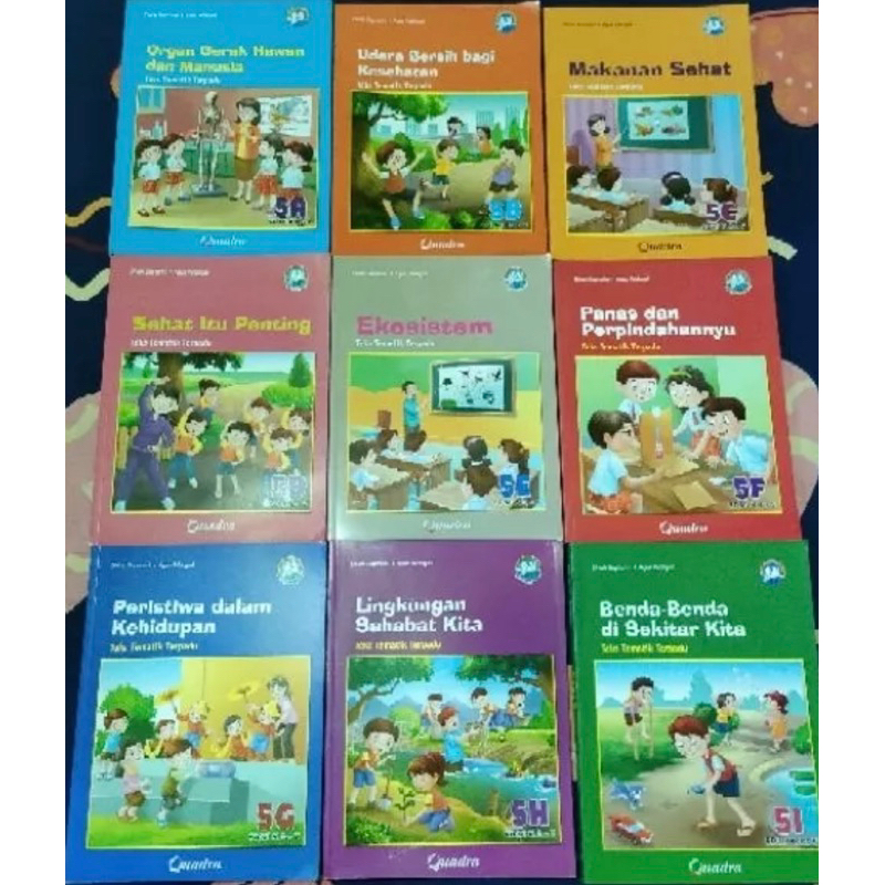 Jual BUKU TEKS TEMATIK TERPADU QUADRA KELAS 5 | Shopee Indonesia