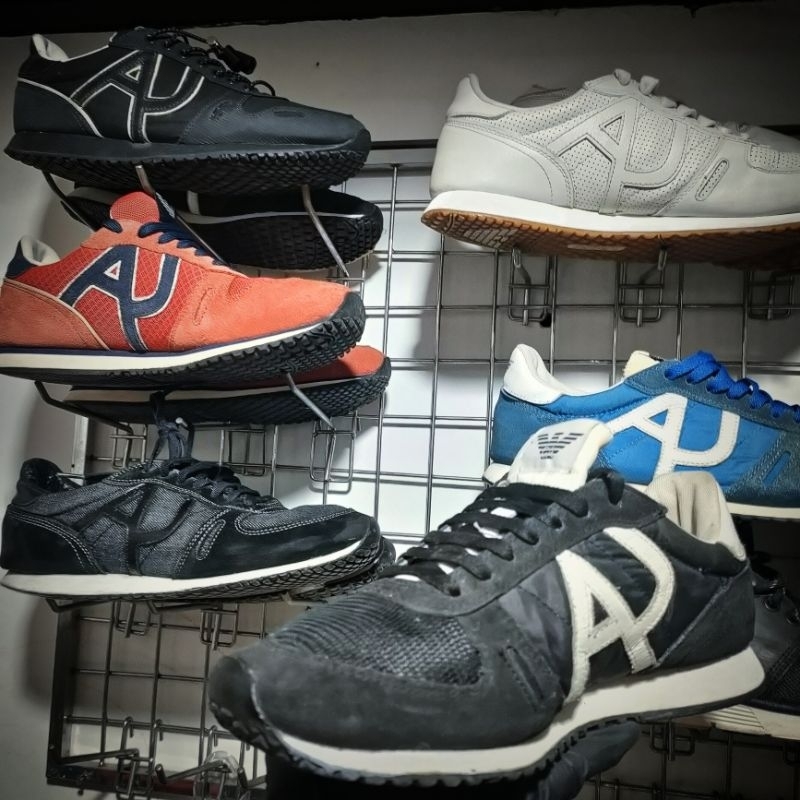Armani jeans Sneakers second Genuine leathers used Preloved sepatu bekas  berkualitas