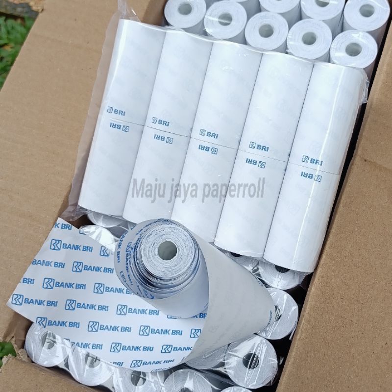 Jual Kertas Struk Thermal Edc Agen Brilink Logo Bri Atas Bawah Uk