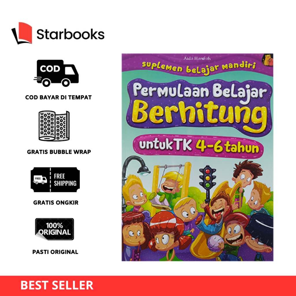 Jual Buku Belajar Berhitung Anak Tk Paud - Permulaan Belajar Berhitung ...