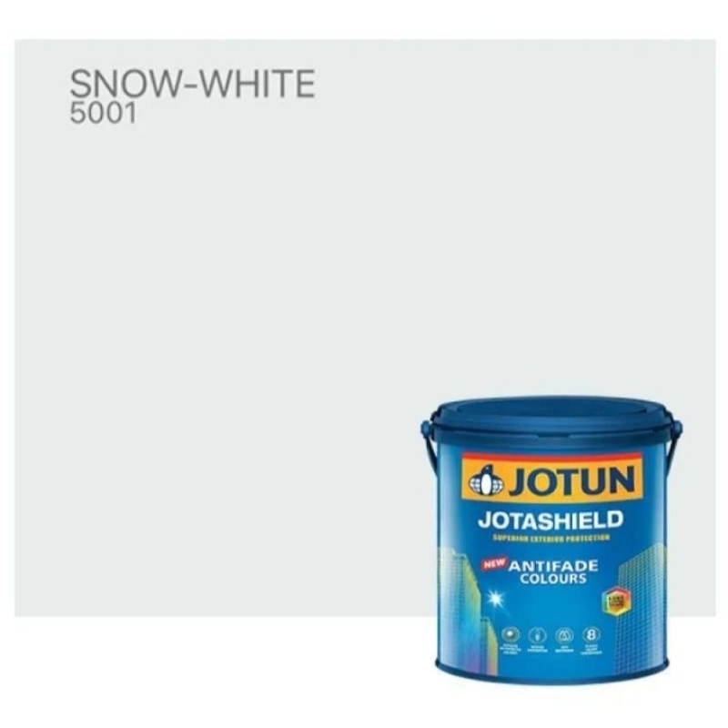 Jual Jotun Jotashield Antivade Cat Tembok Exterior Snow White 5001 25lier Shopee Indonesia 6034