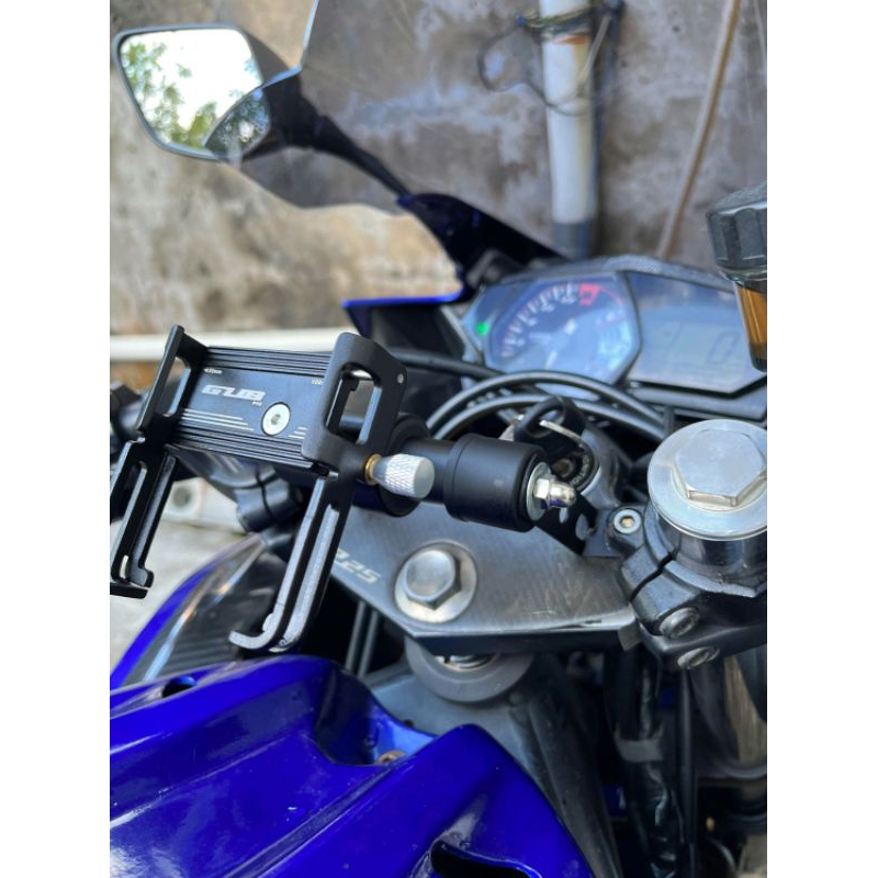 Jual DUDUKAN BREKET PHONE HOLDER R15 CUSTOM /HOMEMADE | Shopee Indonesia
