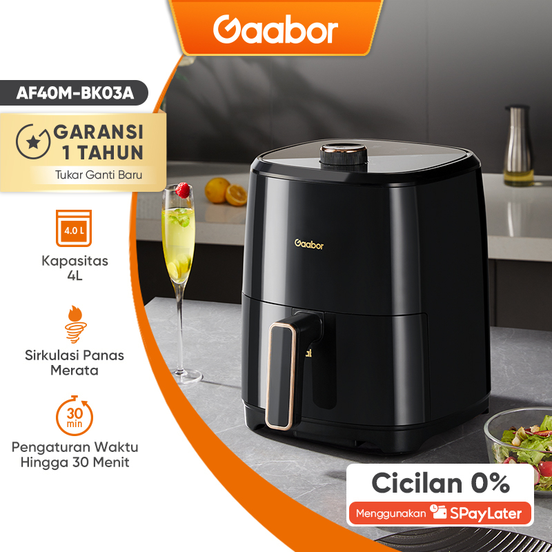 Jual New Gaabor Airfryer 4L Pengorengan Tanpa Minyak Dual Tombol Low