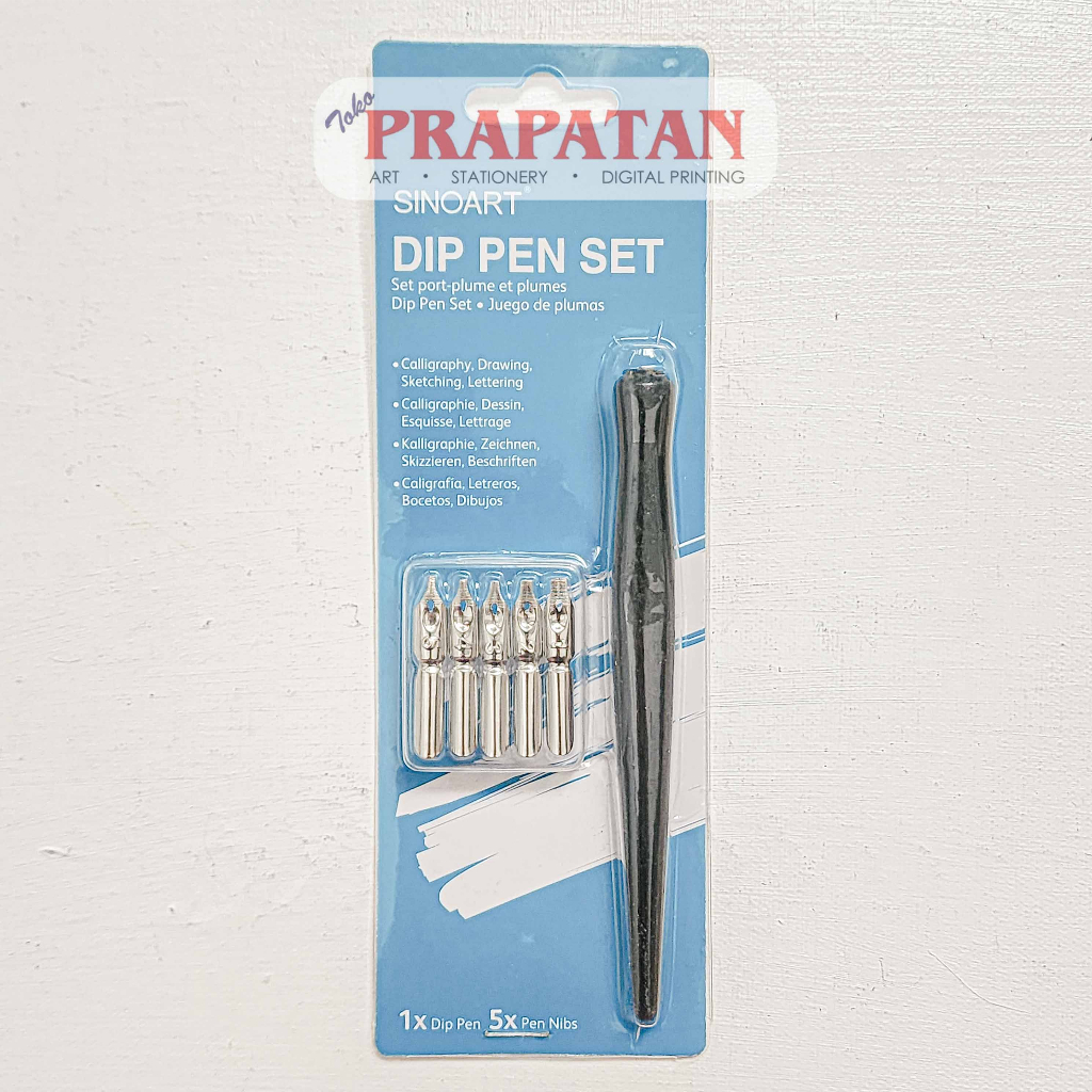 Sinoart Calligraphy Dip Pen Set SFT089 | Set Kaligrafi