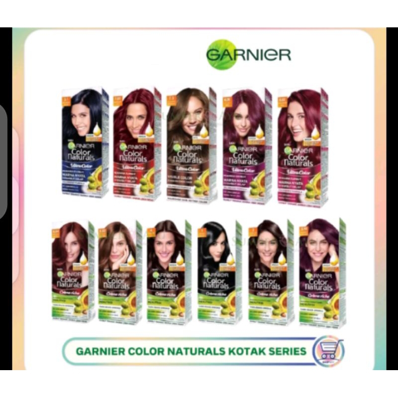 Jual GARNIER Hair Color Natural Pewarna Rambut Kotak Shopee Indonesia