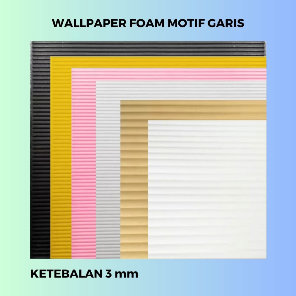 Jual WALLPAPER DINDING FOAM 3D MOTIF GARIS Shopee Indonesia