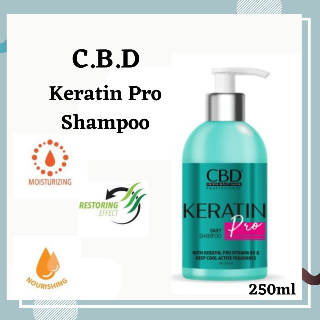 Jual CBD Professional Keratin Pro Daily Shampoo 250ml | Shopee Indonesia