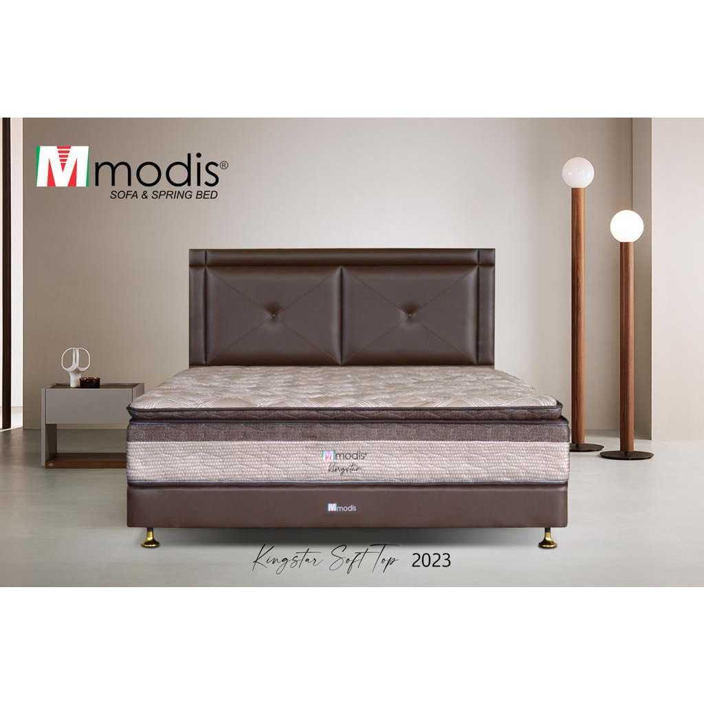 Jual Spring Bed Kingstar Soft Top Modis Tebal Matras 33 cm | Shopee ...