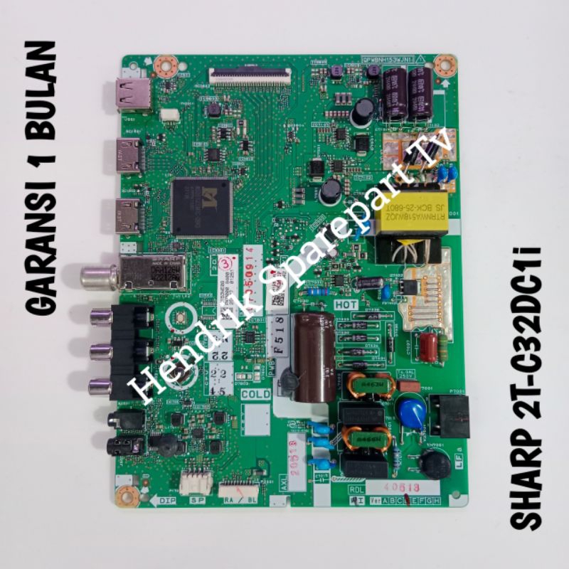 Jual MAINBOARD - MESIN TV - MOBO - MOTHERBOARD - MB TV SHARP 2T-C32DC1I ...