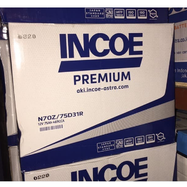 Jual Aki Mobil Incoe Premium N70Z ORIGINAL | Shopee Indonesia