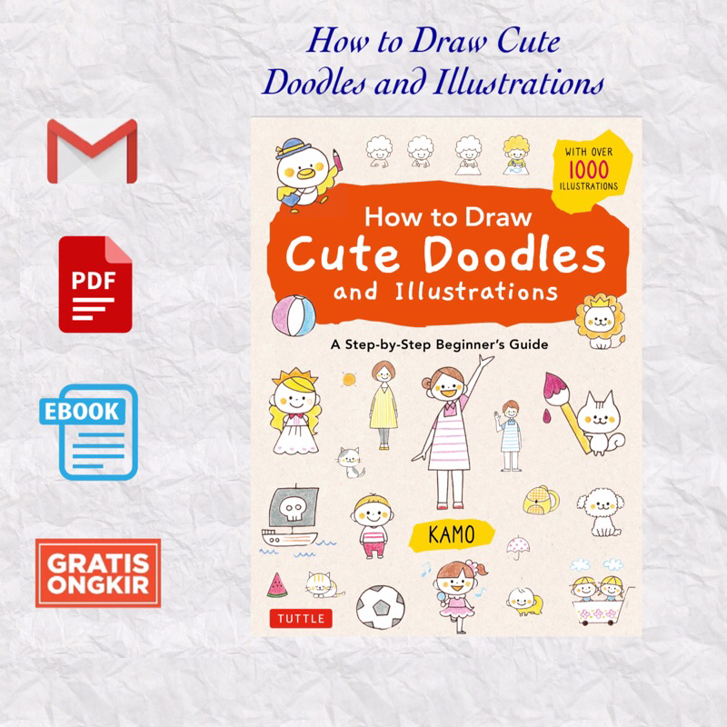 Jual How To Draw Cute Doodles And Illustrations A Step By Step