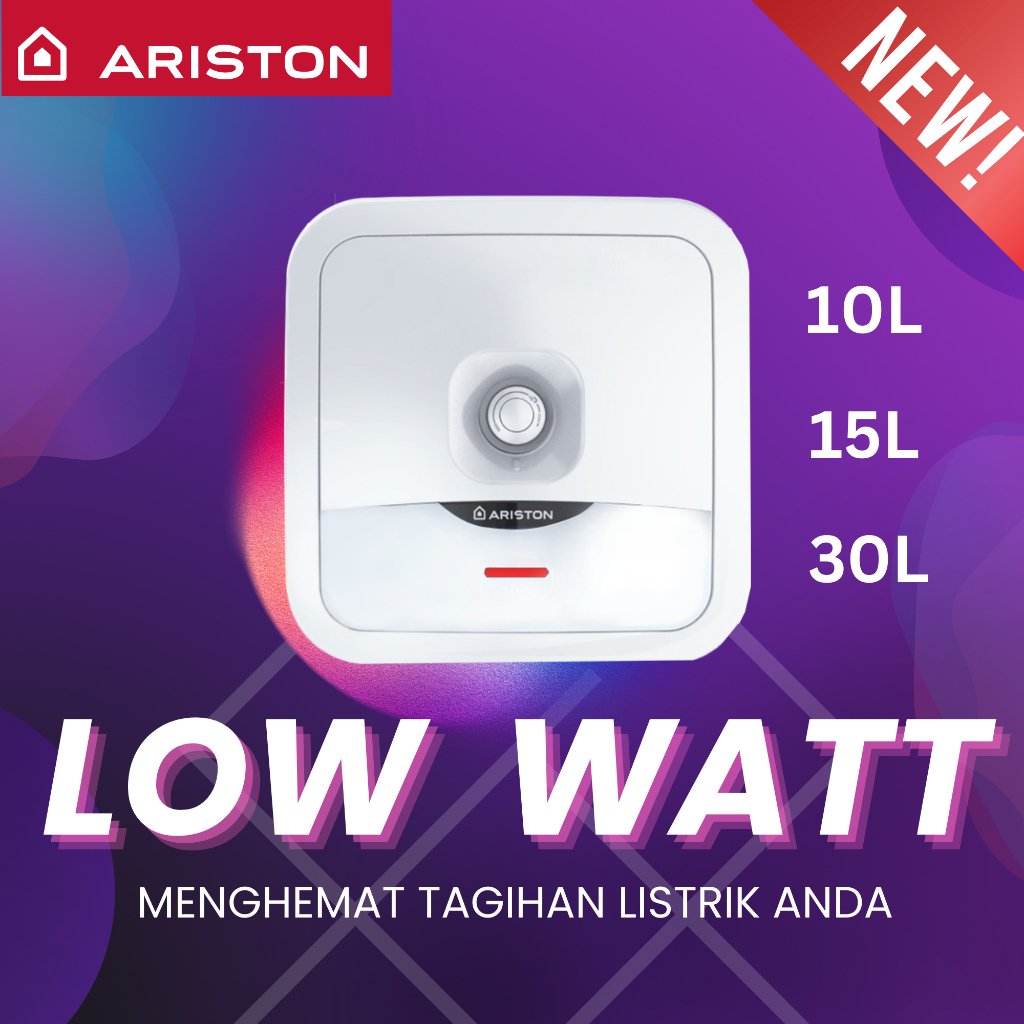 Jual Water Heater Ariston Low Watt 10 15 30 Liter Pemanas Hemat