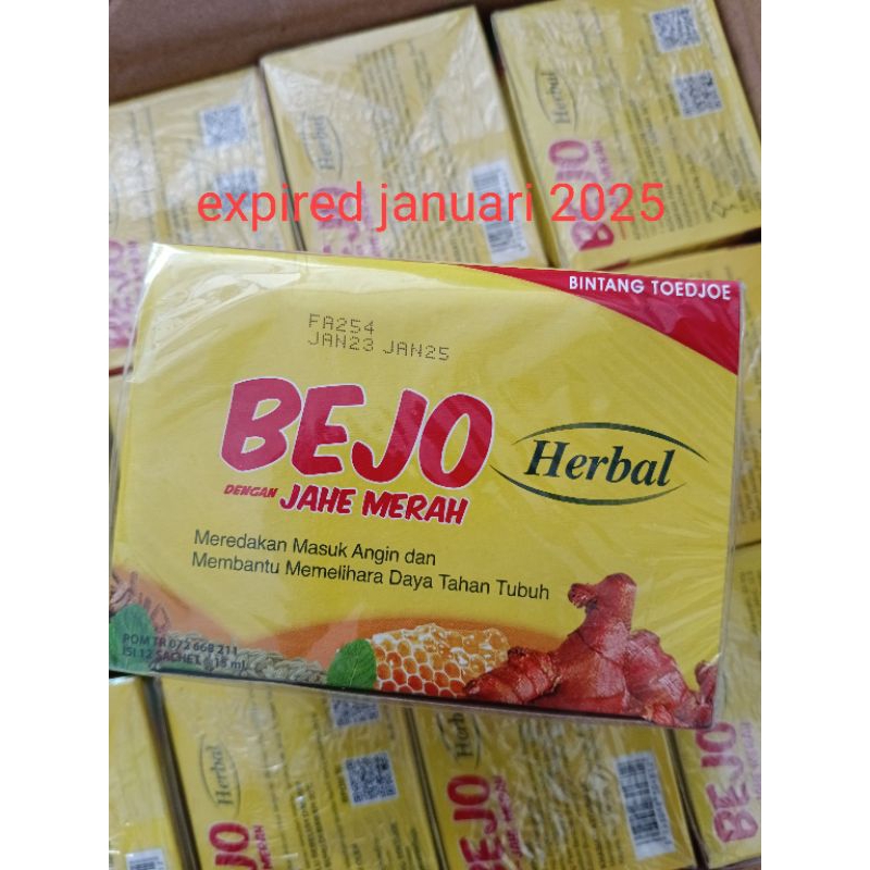 Jual BEJO JAHE MERAH ISI 12 SACHET | Shopee Indonesia