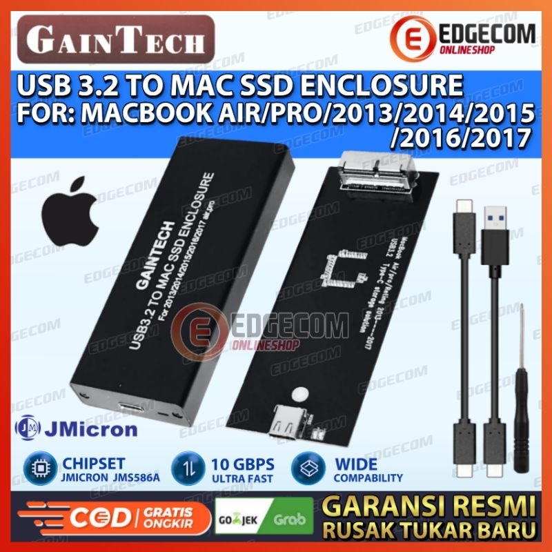 Jual SSD ENCLOSURE TYPE C 3.2 MAC APPLE MACBOOK PRO AIR RETINA for 2013 ...
