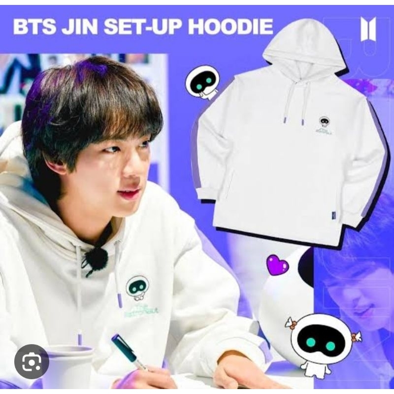 Jual READY STOCK BTS KIM SEOK JIN THE ASTRONAUT HOODIE SIZE M