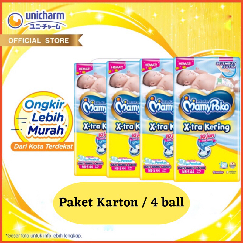 Jual PAKET KARTON 4 Ball MamyPoko Pants Popok Bayi Diapers Shopee