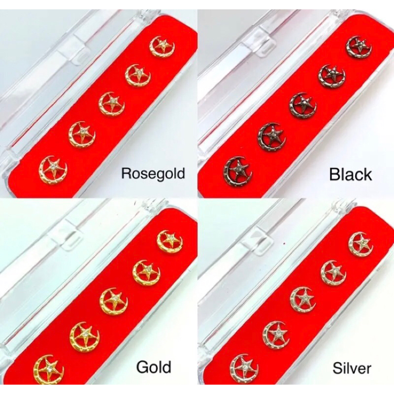Jual Butang Pin Baju Kurung Melayu Pria Bulan Bintang Sabit Malaysia ...