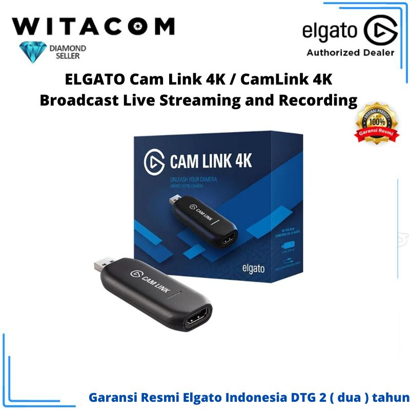 Jual Elgato CamLink 4K Cam Link 4K Broadcast Live Streaming And Recording Shopee Indonesia