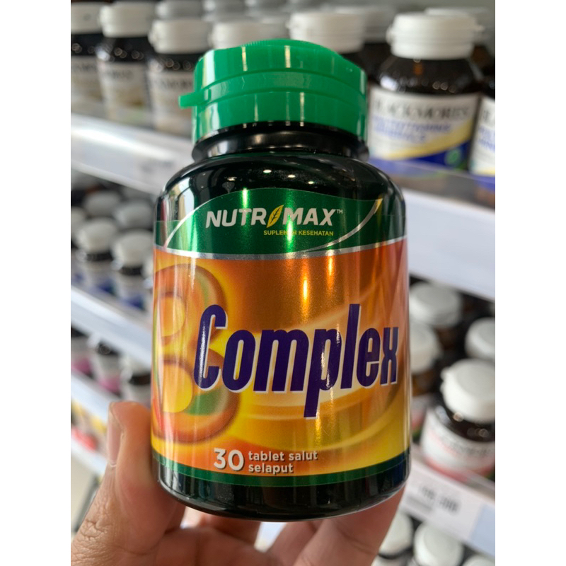 Jual Nutrimax B Complex/Kompleks Isi 30 Vitamin Untuk Buat Fungsi Otak ...