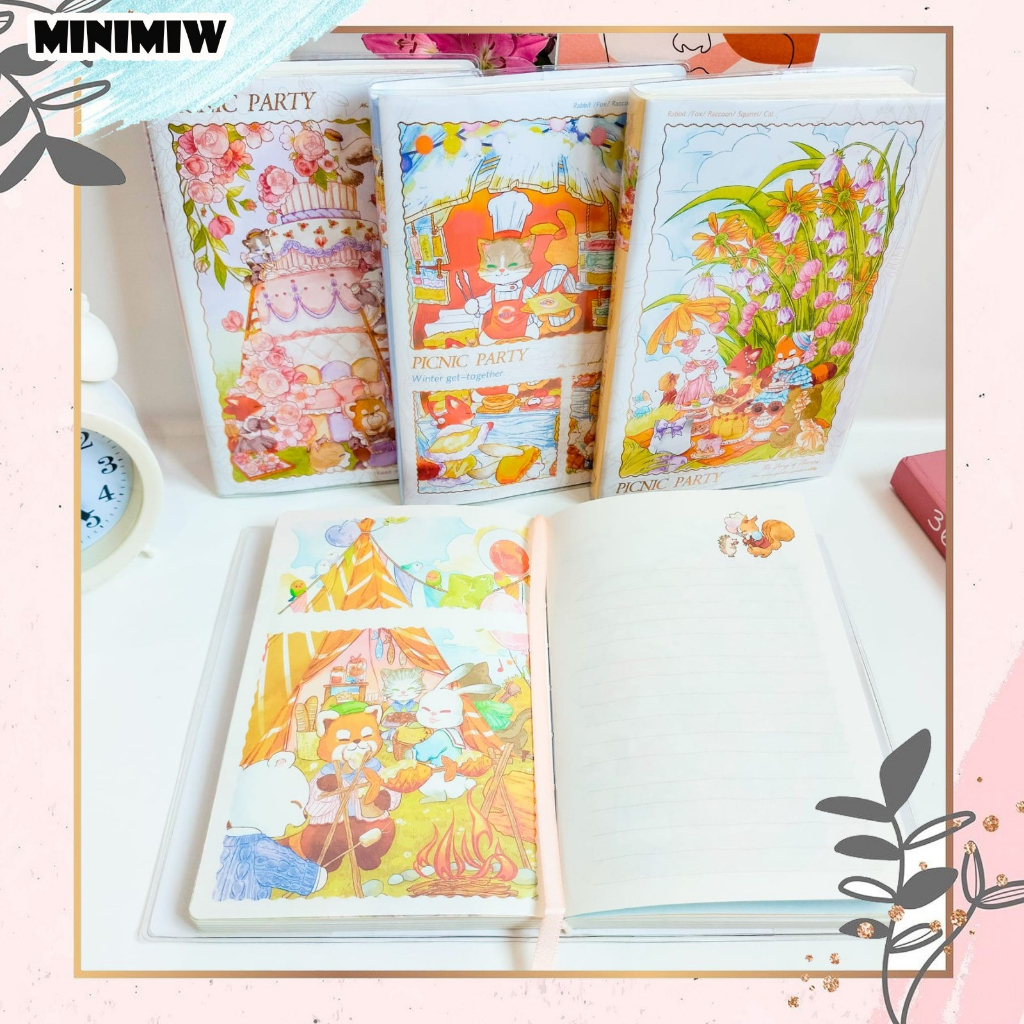 Jual BUKU HARIAN A6 PICNIC PARTY ( KERTAS FULLCOLOR ) DIARY NOTEBOOK ...