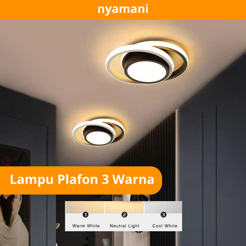 Jual Nyamani Lampu Plafon Led Warna Minimalis Nordic Style Color