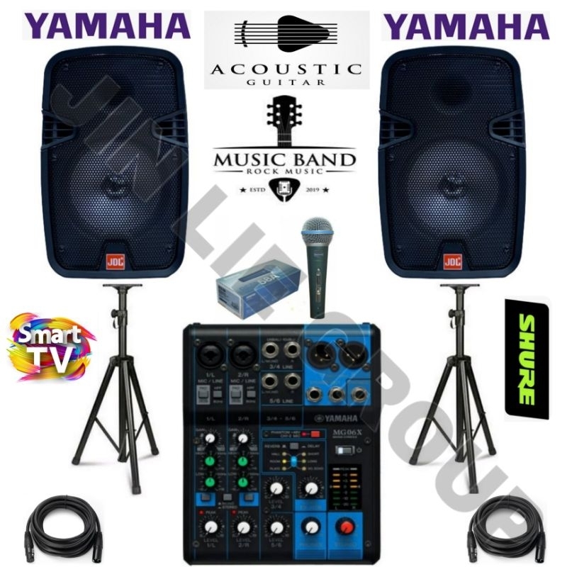 Jual GROSIR PAKET SOUND SYSTEM YAMAHA 6 CHANNEL SPEAKER JDL 8 INCH LIVE ...