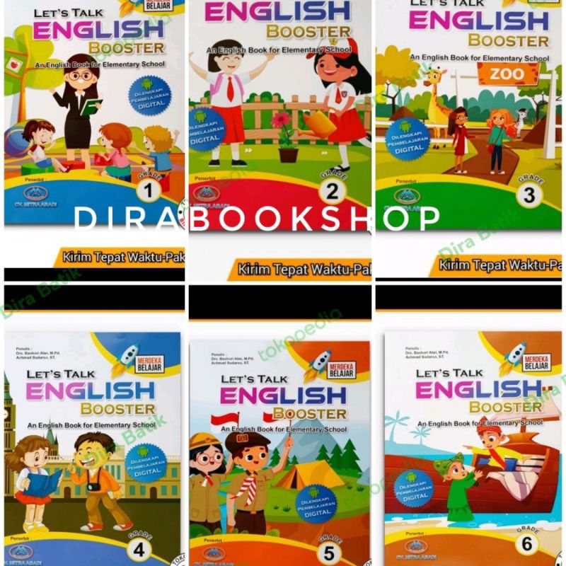 Jual Lets Talk English Booster Kelas 123456 Buku Paket Bahasa Inggris
