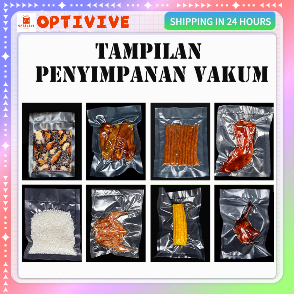 Jual Optivive Ready Stock Cod Tas Vakum Makanan Pcs Mesin