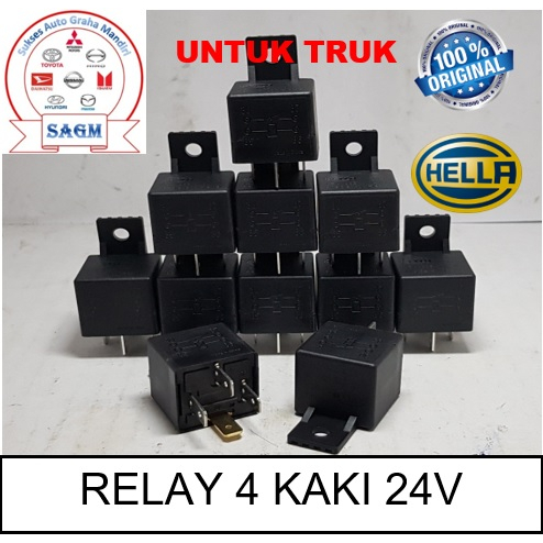 Jual Relay Riley Lampu Klekson V A Kaki Original Hella Shopee