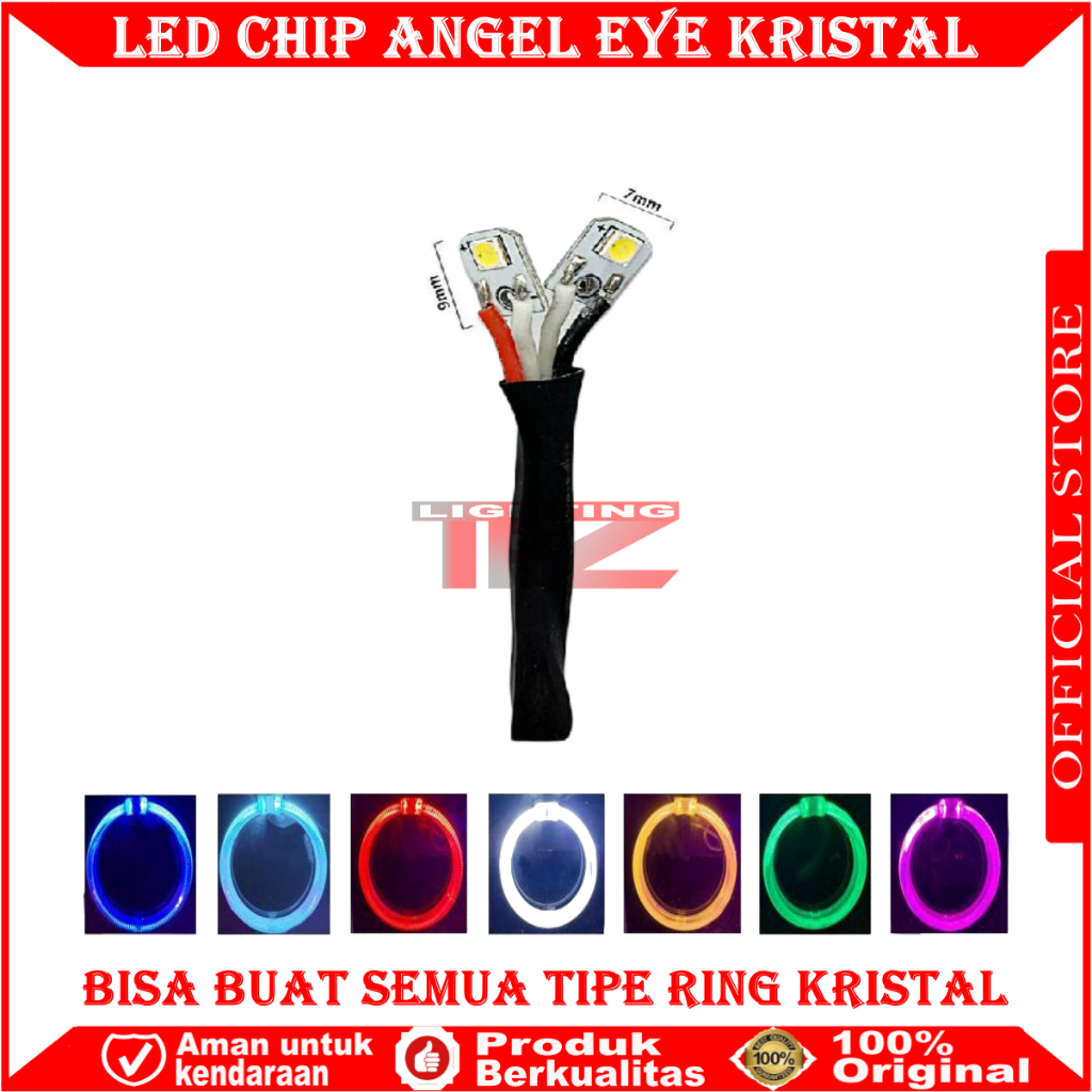 Jual ORIGINAL LED CHIP RING KRISTAL BMW LED CHIP ANGEL EYE KRISTAL CHIP ...