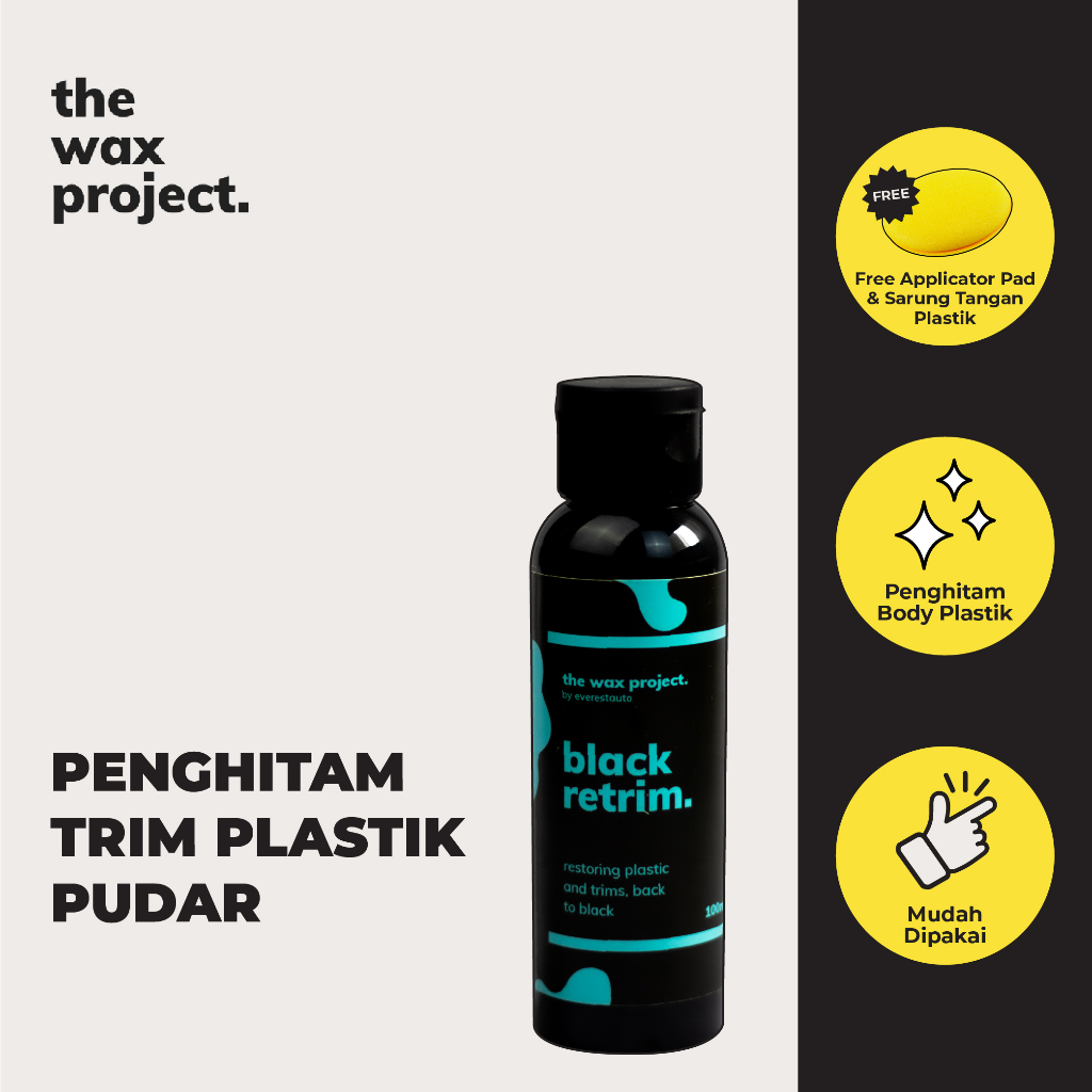 Jual TWP Black Retrim - Penghitam Dasbor Bodi Plastik Motor Black Trim ...
