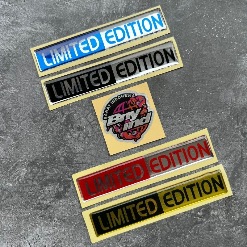 Jual Stiker Sticker Emblem LIMITED EDITION timbul | Shopee Indonesia