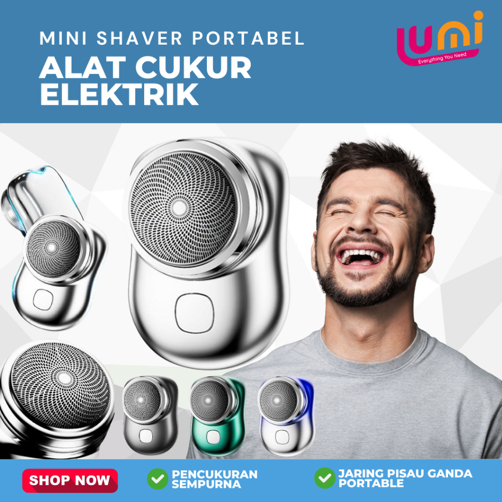 Jual New Alat Cukur Kumis Pencukur Jenggot Elektrik Mini Shaver ...