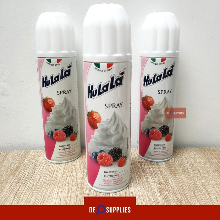 Jual Hulala Whipping Cream Spray 250gr Krim Whip Whipped Cream