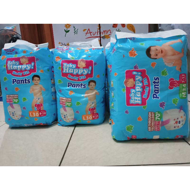 Jual PAMPERS BABY HAPPY S38+2 Shopee Indonesia