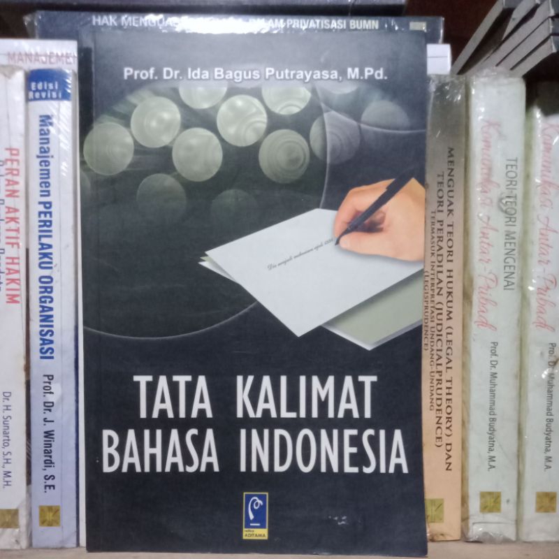 Jual Tata Kalimat Bahasa Indonesia Ida Bagus Putrayasa Reflika Aditama Kode K Bs Asli