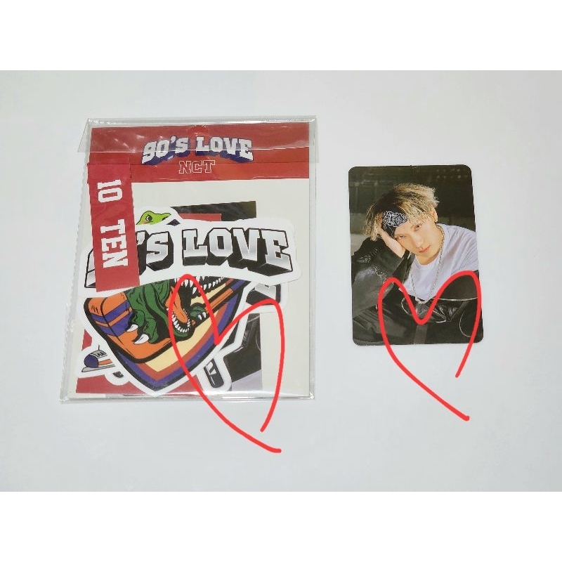 Jual NCT Ten Work 90's Love Luggage Sticker Set Unsealed | Shopee Indonesia