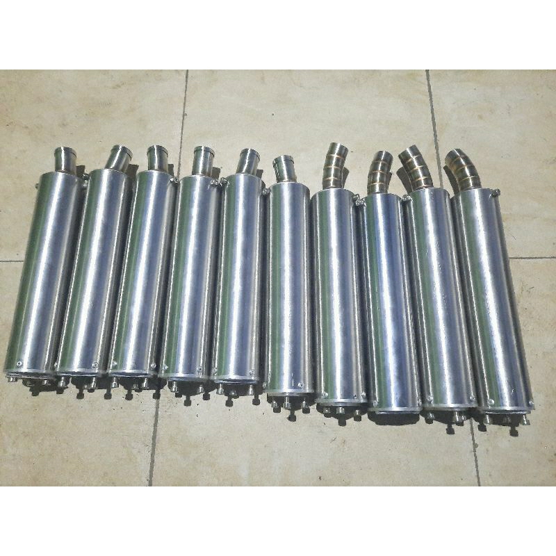 Jual Silincer knalpot 2tak polos tanpa merk untuk ninja RR/R RX KING ...