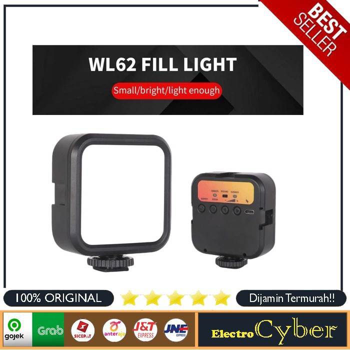 Jual Lampu Kamera Mini Portable Video Light LED Tricolor 1800mAh ...