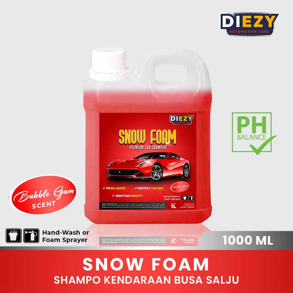 Jual Snow Wash Shampoo Cuci Mobil Motor Busa Salju Snow Foam DIEZY 1000 ...