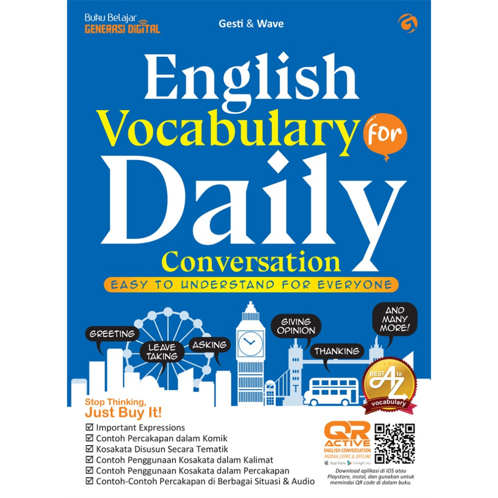 Jual Buku ENGLISH VOCABULARY FOR DAILY CONVERSATION COVER BARU | Shopee ...