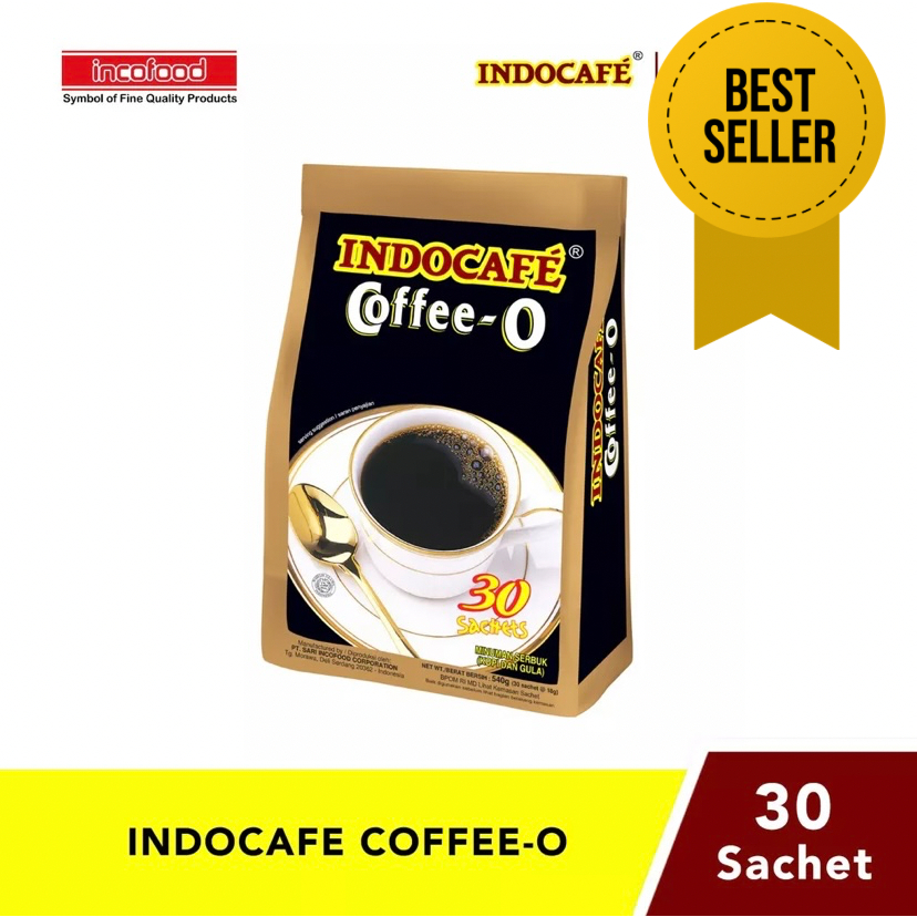 Jual Indocafe COFFEE O isi 30 Sachets / CoffeeO / Kopi Hitam Indocafe